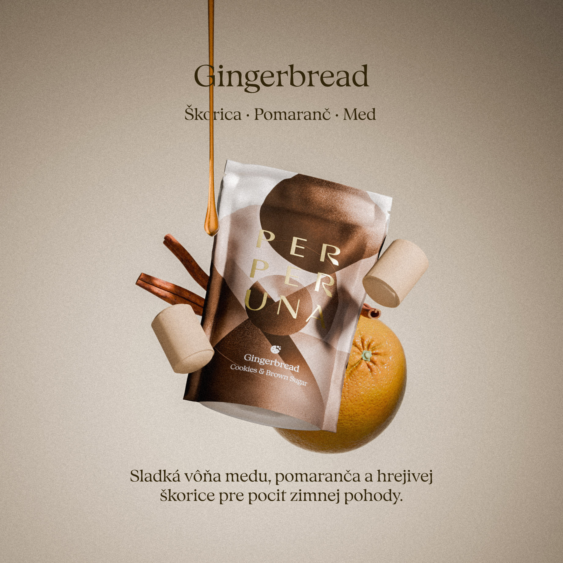 Gingerbread - Sprchové guľôčky (5 ks)