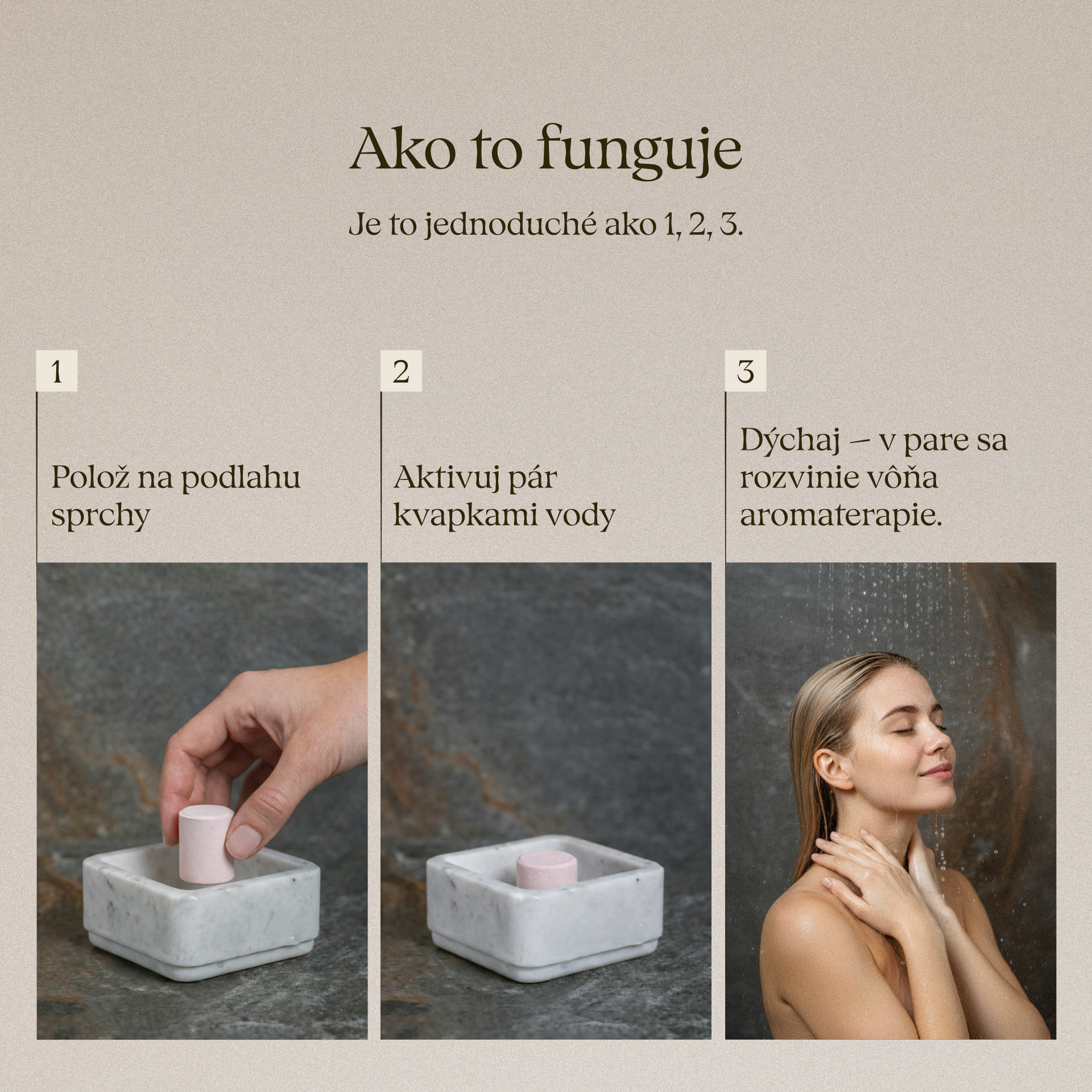 Limitovaná edícia: Čierna miska + Refresh, Calm a Gingerbread Sprchové guľôčky