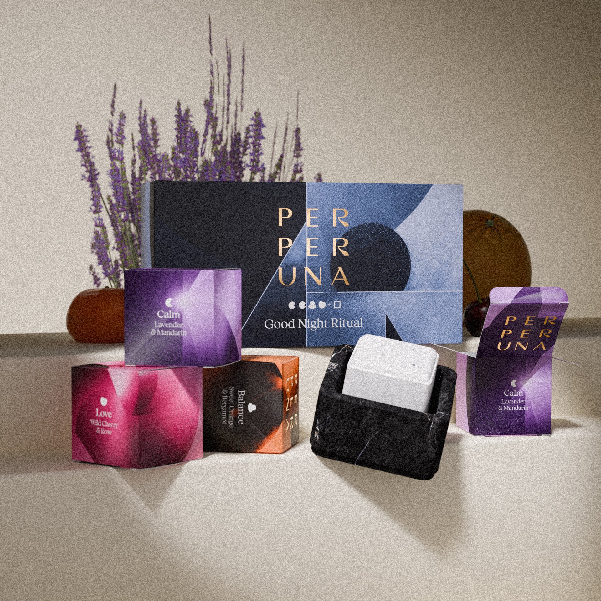 Good Night Ritual - Kompletný set s kamennou miskou