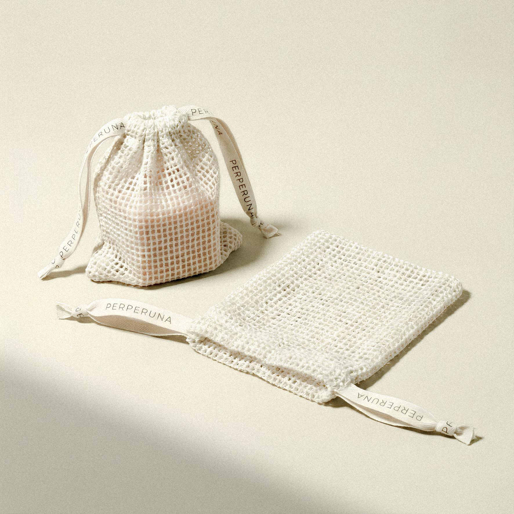 Bavlnené vrecúško na sprchový rituál