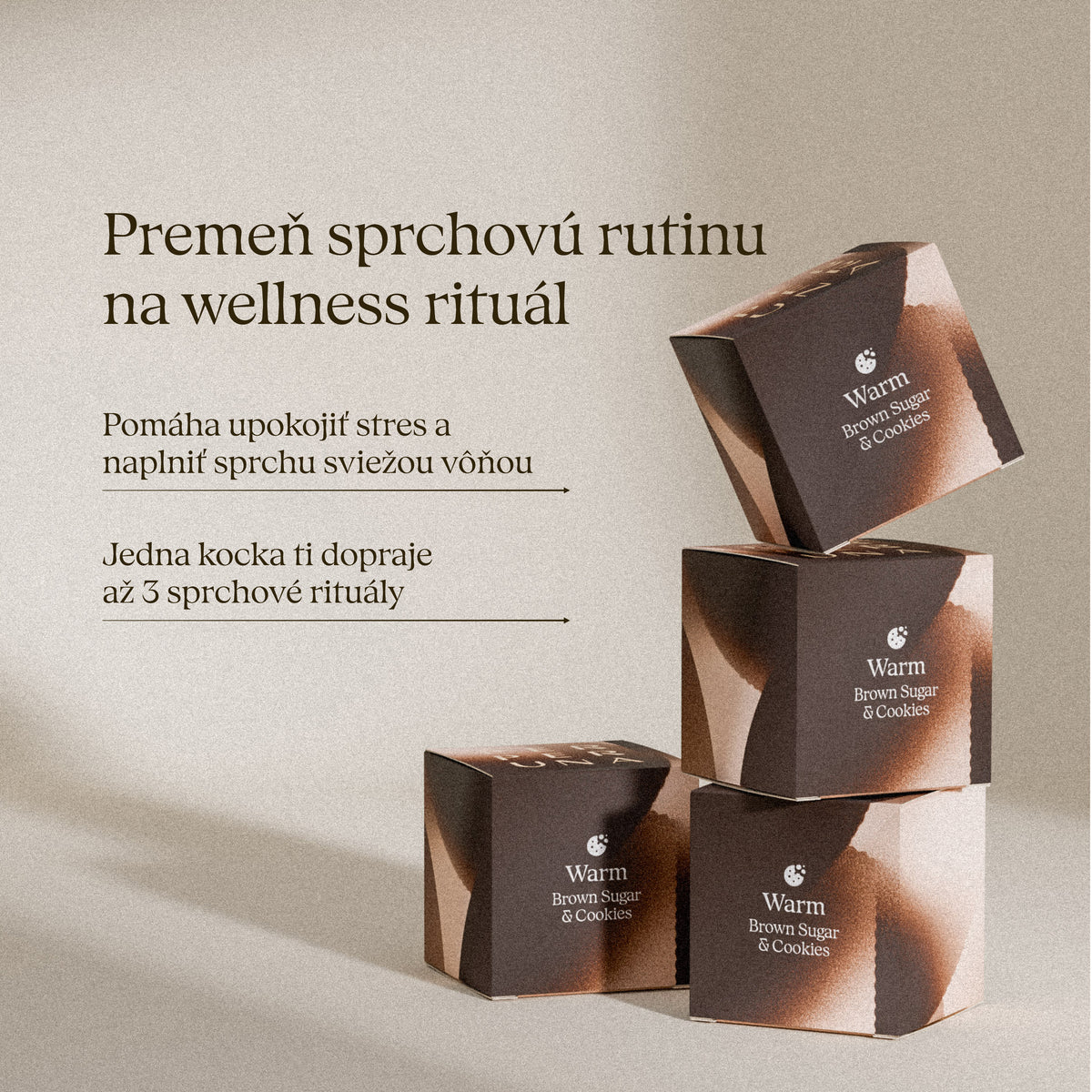 Premeň sprchovú rutinu na wellness rituál – sprchové aromatické kocky Warm