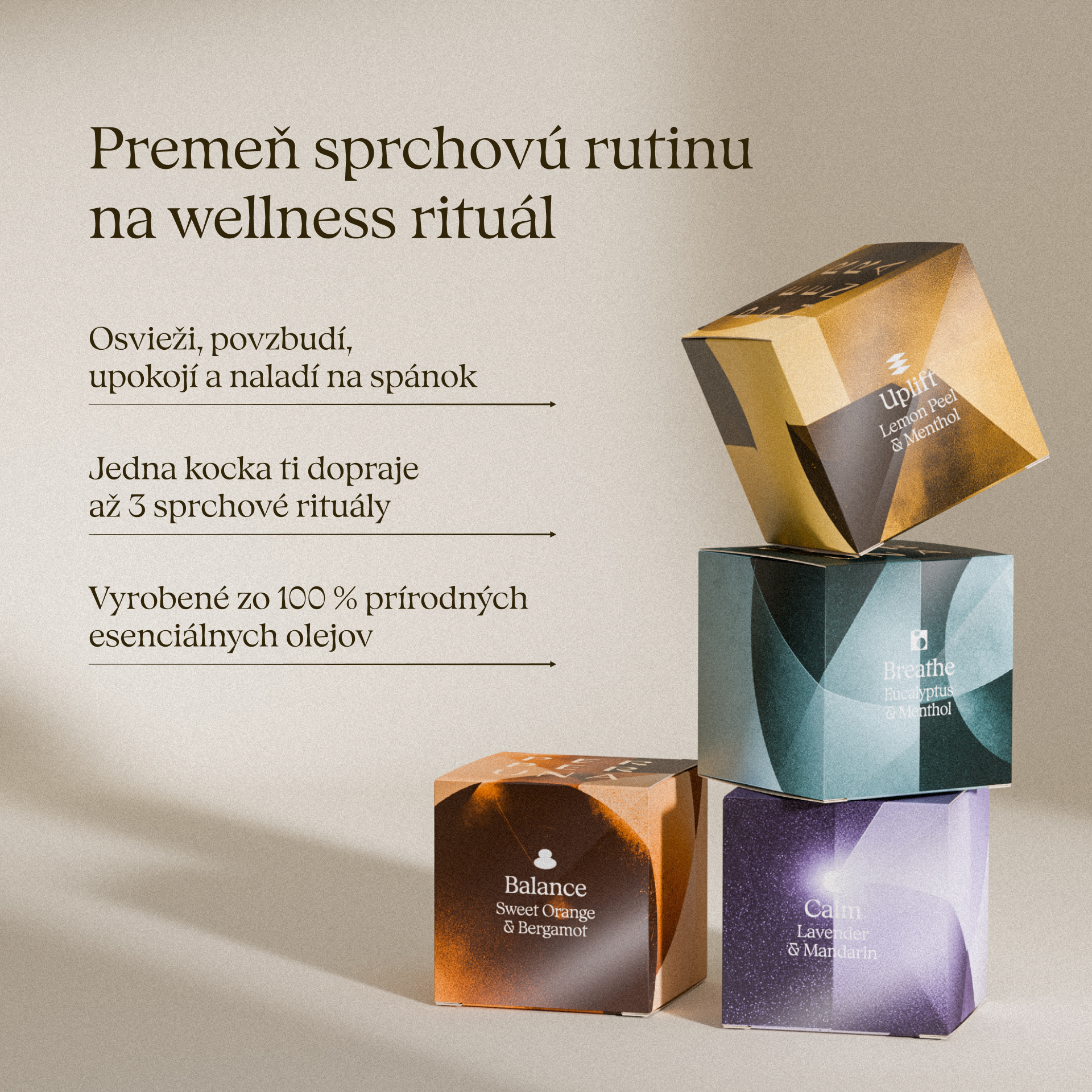 Sprchová kocka v akcii