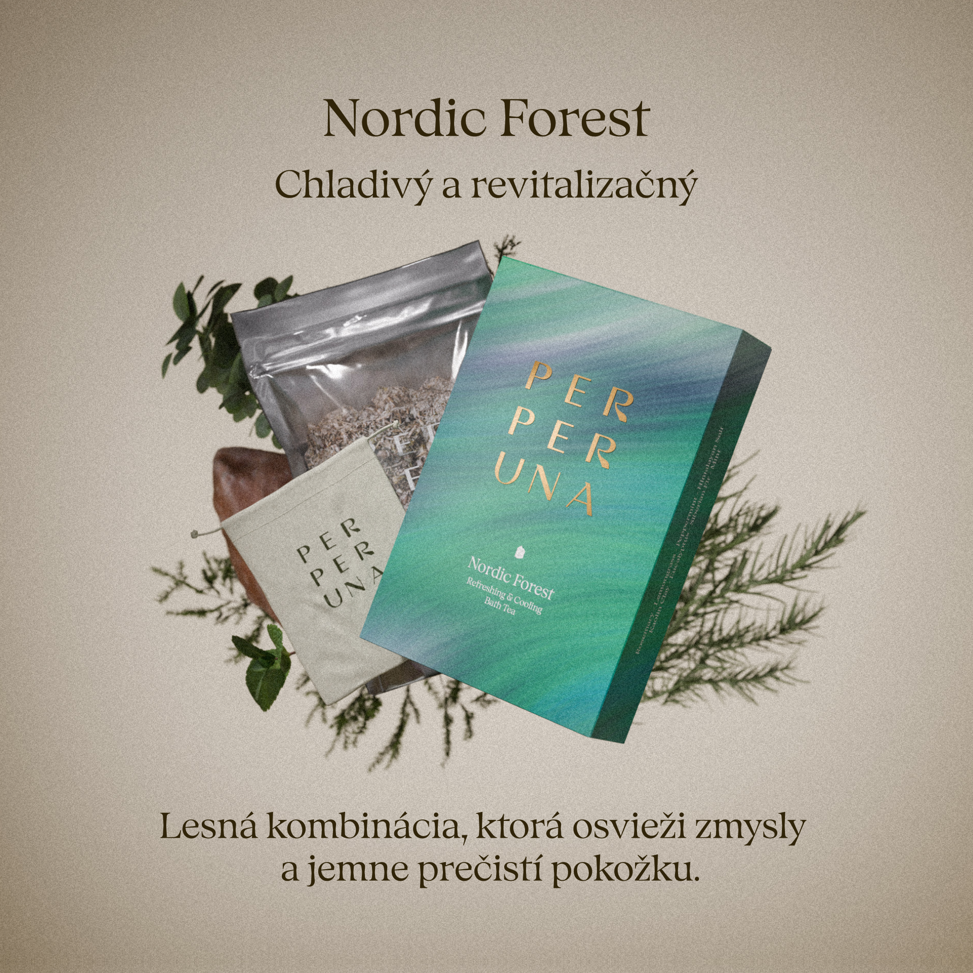 Nordic Forest - Aromatický čaj do kúpeľa