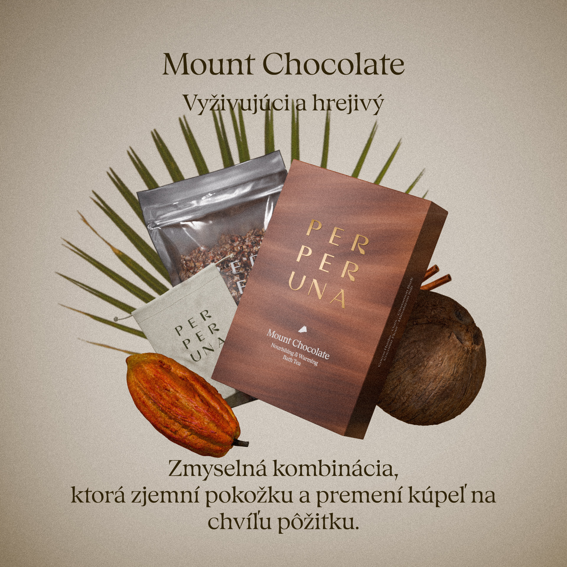 Mount Chocolate - Aromatický čaj do kúpeľa