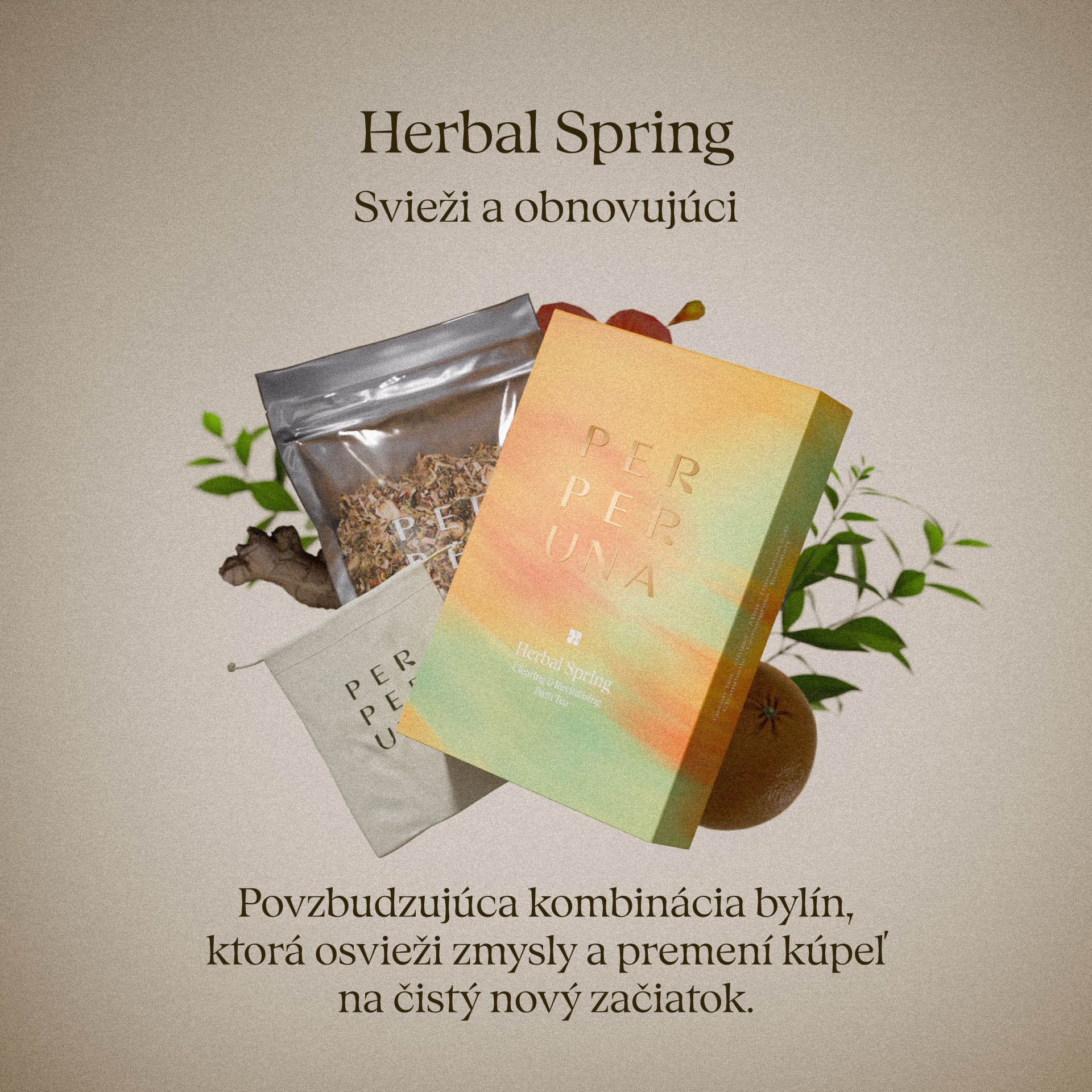 Herbal Spring - Aromatický čaj do kúpeľa