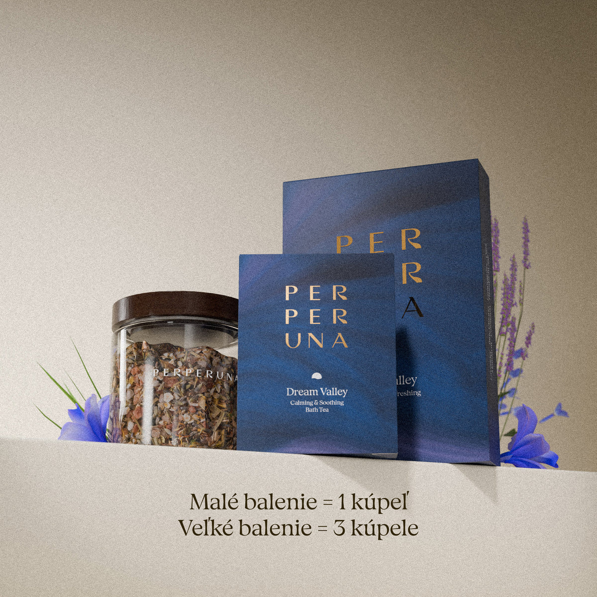 Dream Valley – malé balenie = 1 kúpeľ, veľké balenie = 3 kúpele