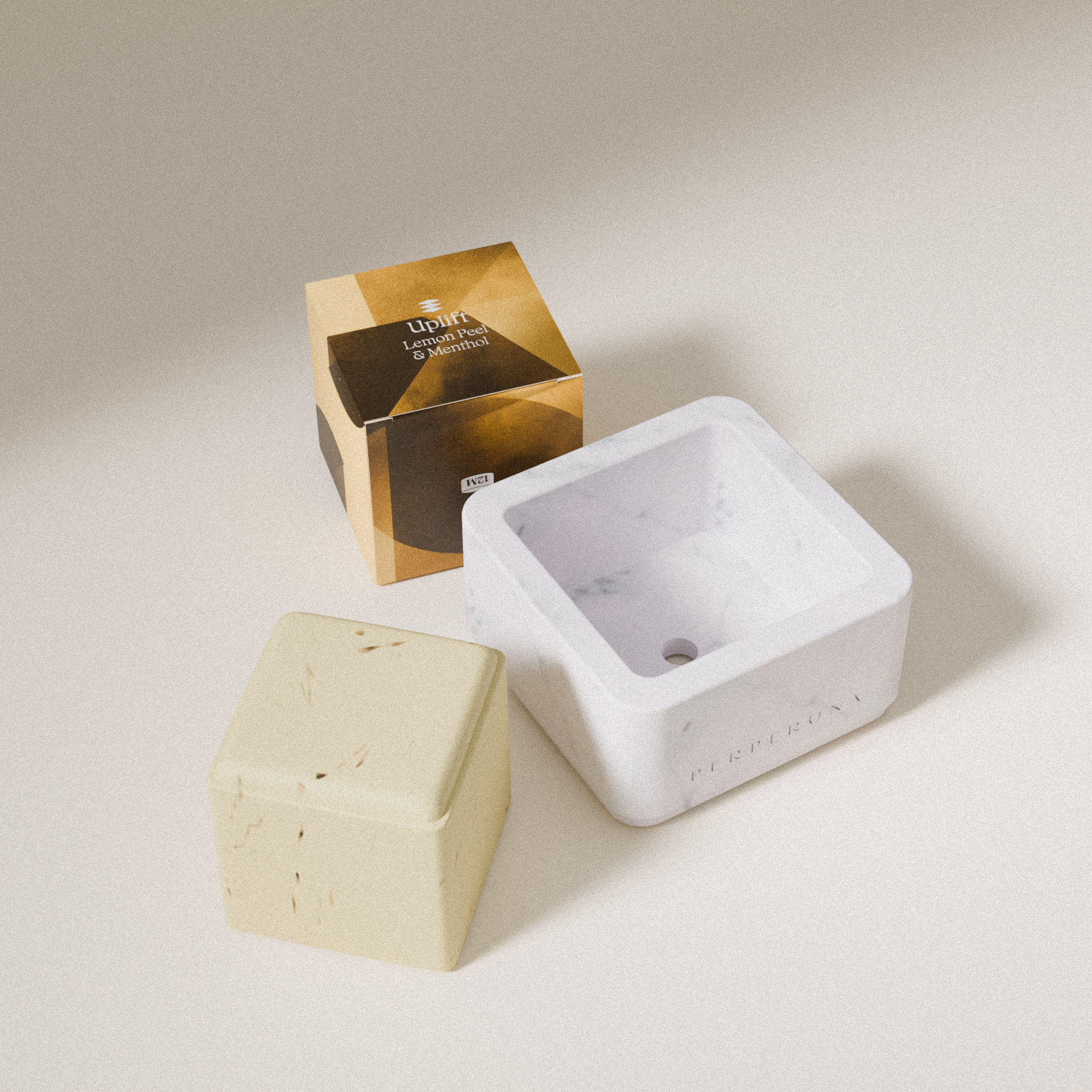 Kamenná miska na sprchový rituál