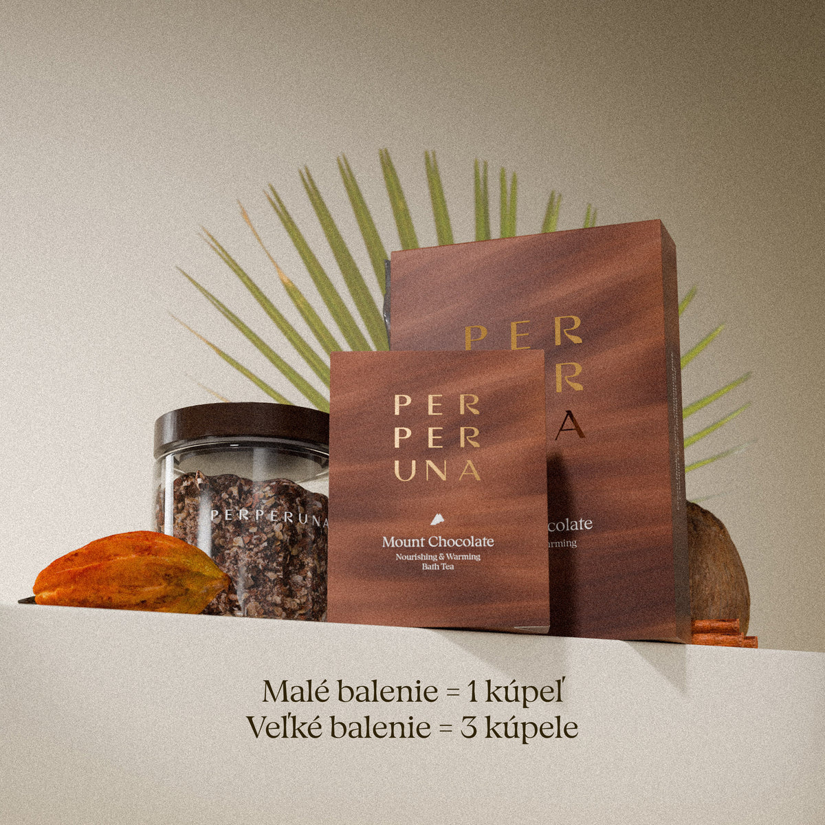 Mount Chocolate – malé balenie = 1 kúpeľ, veľké balenie = 3 kúpele