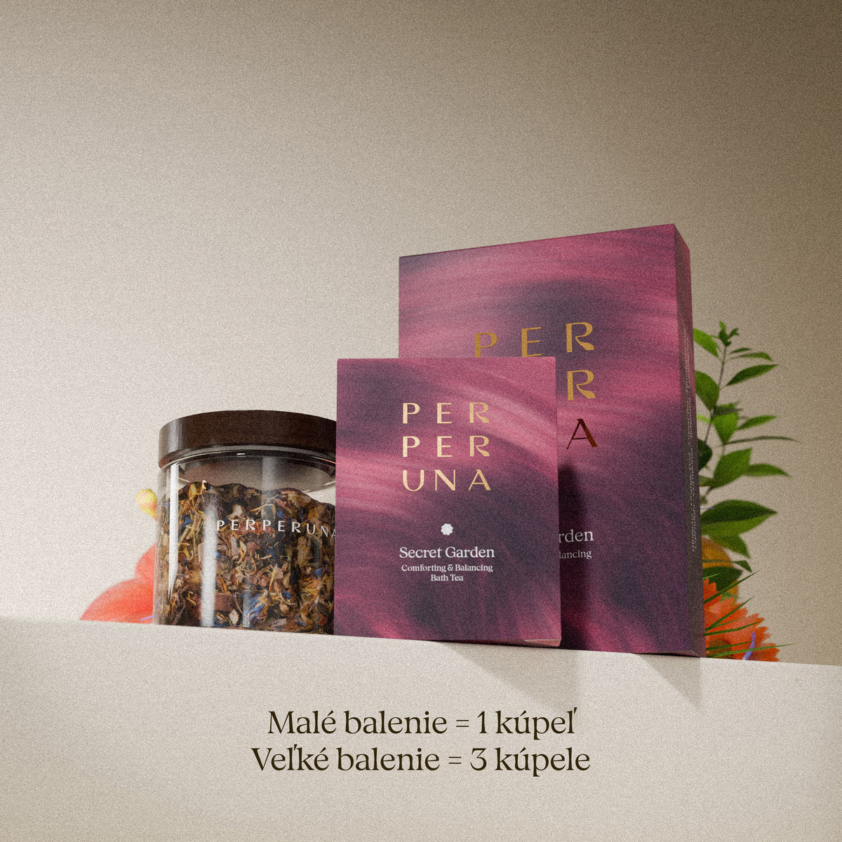 Secret Garden – malé balenie = 1 kúpeľ, veľké balenie = 3 kúpele